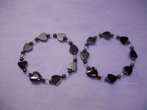 ブレスレット：ハート＆ハート